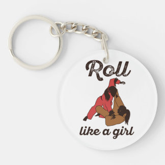 Porte-clés Roll Like a Girl Jiu Jitus