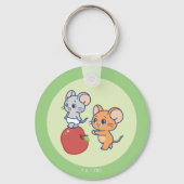 Porte-clés Rollage Anime Tuffy et Jerry Apple (Recto)