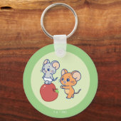 Porte-clés Rollage Anime Tuffy et Jerry Apple (Recto)