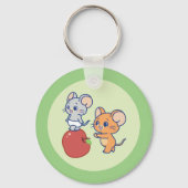 Porte-clés Rollage Anime Tuffy et Jerry Apple (Verso)