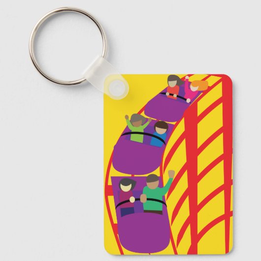 Porte-clés Roller Coaster Upclose (Recto)