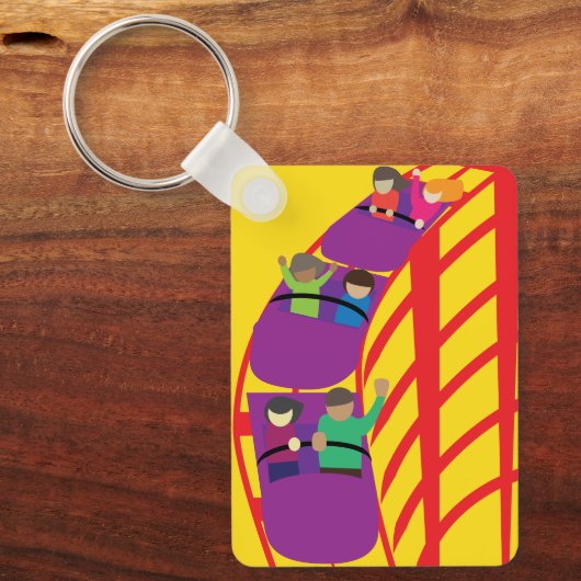 Porte-clés Roller Coaster Upclose (Recto)