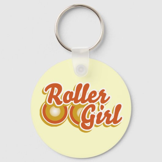 Porte-clés Roller Girl dans le Derby (Recto)