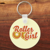 Porte-clés Roller Girl dans le Derby (Recto)