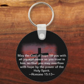 Porte-clés Romains 15:13 (Recto)