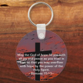 Porte-clés Romains 15:13 (Recto)