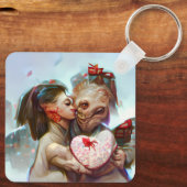 Porte-clés Romance Alien lunatique (Verso)