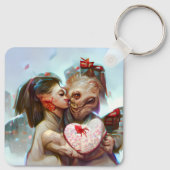 Porte-clés Romance Alien lunatique (Dos)