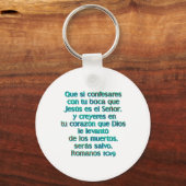 Porte-clés Romanos 10:9 (Recto)