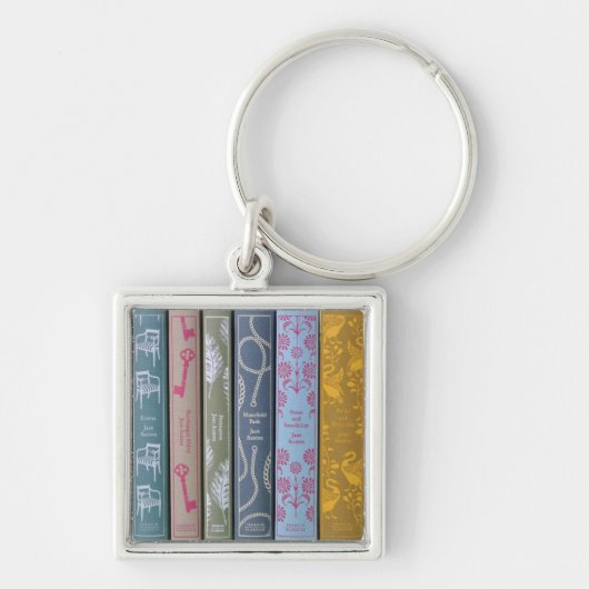 Porte-clés romans de Jane Austen (Devant)