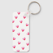 Porte-clés Romantic Coeur Rouge Saint Valentin (Verso)
