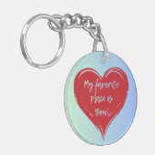 Porte-clés Romantic keychain  (Devant gauche)