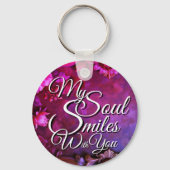 Porte-clés Romantic Love Quotes Valentine's (Verso)