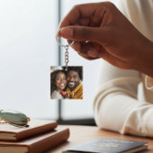 Porte-clés Romantic Photo LOVE Heart White Accessory