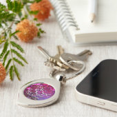 Porte-clés Romantic Quote Metal Keychain Small Valentine's (Côté )