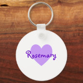 Porte-clés Romarin en violet (Recto)