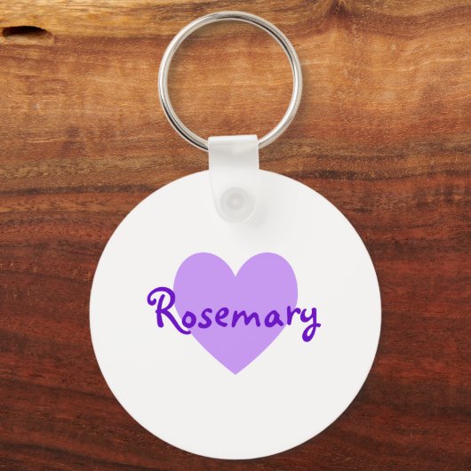 Porte-clés Romarin en violet (Recto)