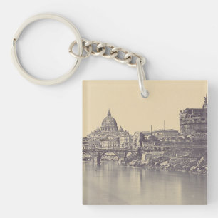 Porte-clés Rome Antique Château du Tibre et Beaux-Arts du Vat
