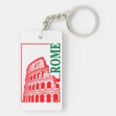 Porte-clés Rome, Italie Colosseum (Dos)