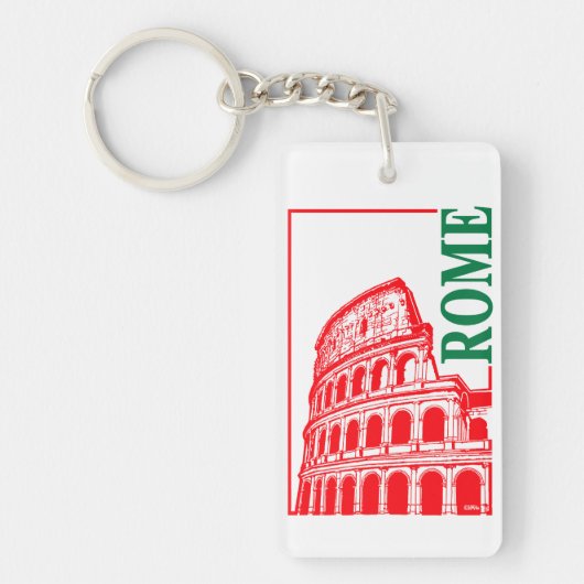 Porte-clés Rome, Italie Colosseum (Devant)