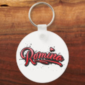 Porte-clés Romina red Heart (Recto)
