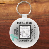 Porte-clés Rompre la trisomie du étiquette "incompatible avec (Recto)