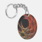 Porte-clés Rompre le cercle de l'art Abstrait (Devant gauche)