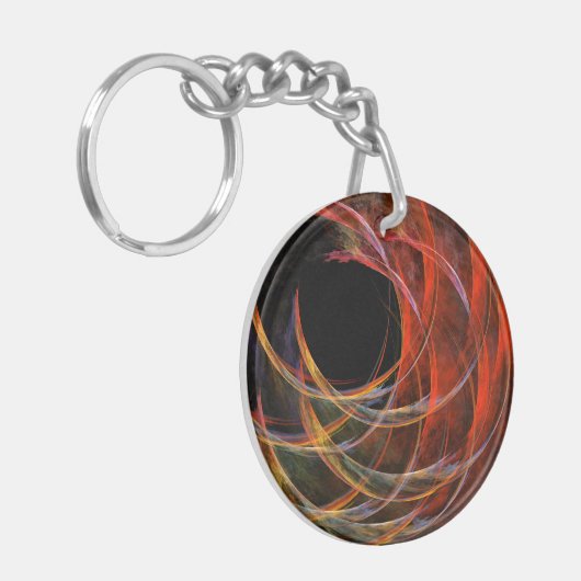 Porte-clés Rompre le cercle de l'art Abstrait (Devant gauche)