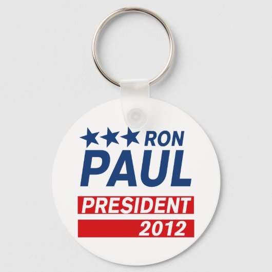 Porte-clés Ron Paul Président 2012 lance de campagne (Recto)
