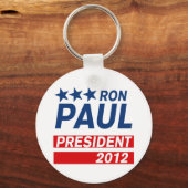 Porte-clés Ron Paul Président 2012 lance de campagne (Recto)