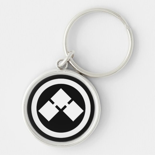Porte-clés rond à chikiri (Devant)
