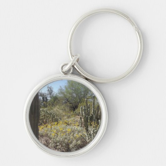 Porte-clés rond du désert de Sonora (Devant)