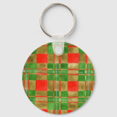 Porte-clés Rond en Aluminium MAC GREGOR TARTAN (Verso)