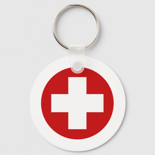 Porte-clés Rond-point d'urgence de la Croix-Rouge suisse (Recto)