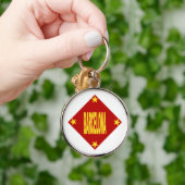 Porte-clés rond Premium Design BARCELONA (Main)