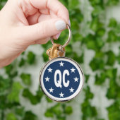 Porte-clés rond Premium DESIGN QUÉBEC (Main)
