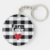 Porte-clés Rooster avec Porte - clé blanc noir (Dos)