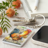 Porte-clés Rooster Fière (Devant droit)