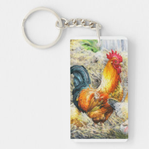 Porte-clés Rooster Fière