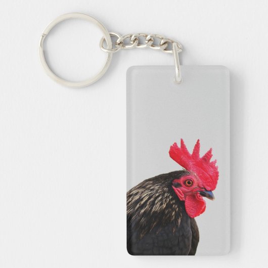 Porte-clés Rooster noir (Devant)
