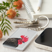 Porte-clés Rooster noir (Devant droit)
