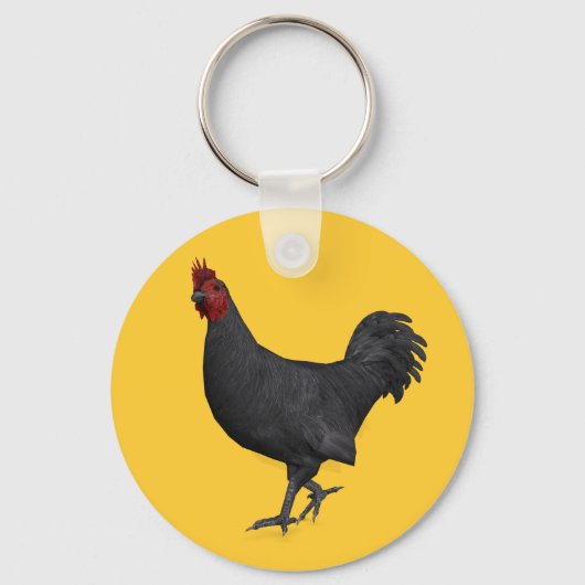 Porte-clés Rooster noir (Recto)