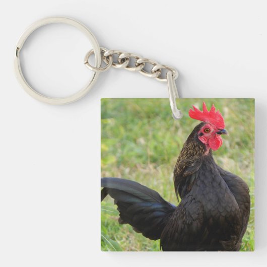 Porte-clés Rooster Portrait (Devant)
