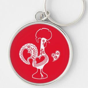 Porte-clés Rooster Portugais Bonne chance - Boa Sorte