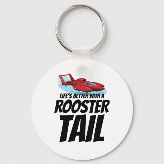 Porte-clés Rooster Tail Rumble : Hydroplane Racing Fun (Recto)