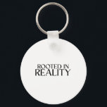 Porte-clés Rooted In Reality Minimalist Typewriter<br><div class="desc">Carry your philosophy with you. A clear,  heavy-duty acrylic keychain featuring high-definition typewriter printing on both sides for a modern look.</div>