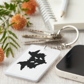 Porte-clés Rorschach Inkblot (Devant droit)