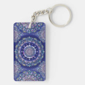 Porte-clés rosace bleue (Dos)