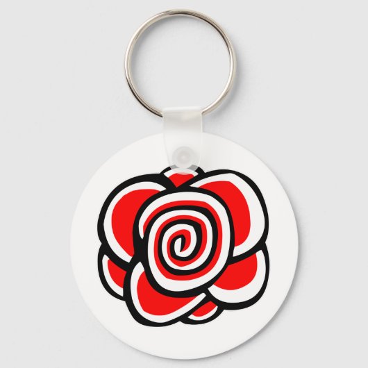 Porte-clés Rose (Recto)