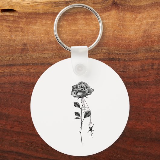 Porte-clés Rose (Verso)